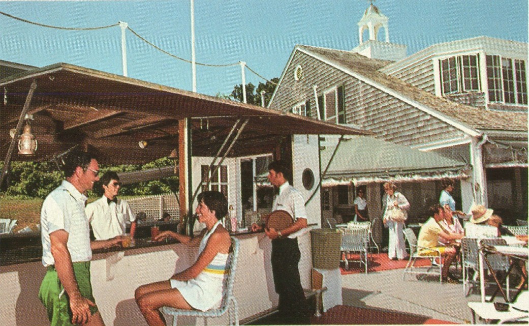 Image of tourist enjoying Cape Cod's most luxurious resort & spa sometime before the 70s